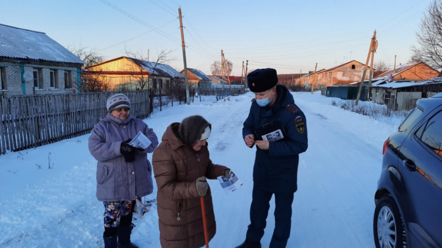 Рейд по противопожарной безопасности в Березовском сельсовете.