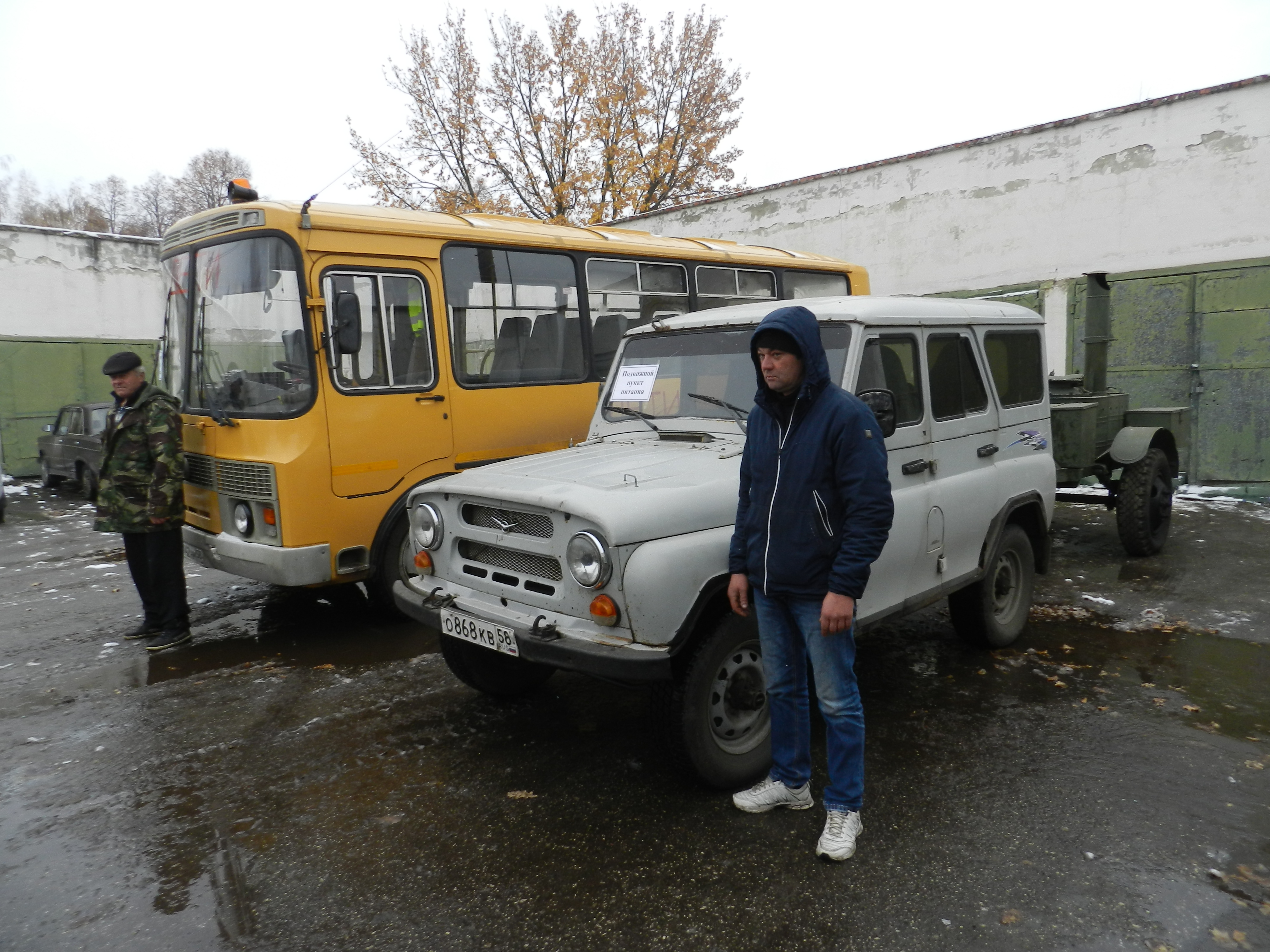 Смотр пунктов обогрева и питания Колышлейского района