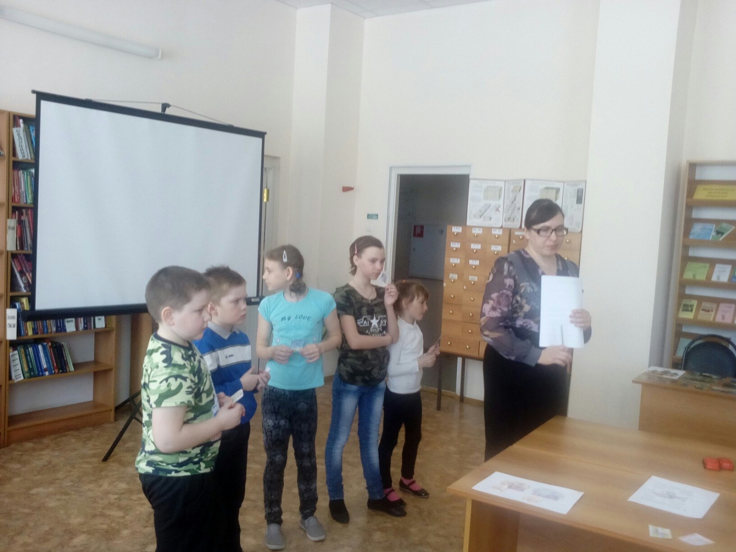 Для детей пришкольного лагеря 29 марта была организована встреча с методистом отдела экологического просвещения Государственного природного заповедника «Приволжская лесостепь» Верой Галкиной