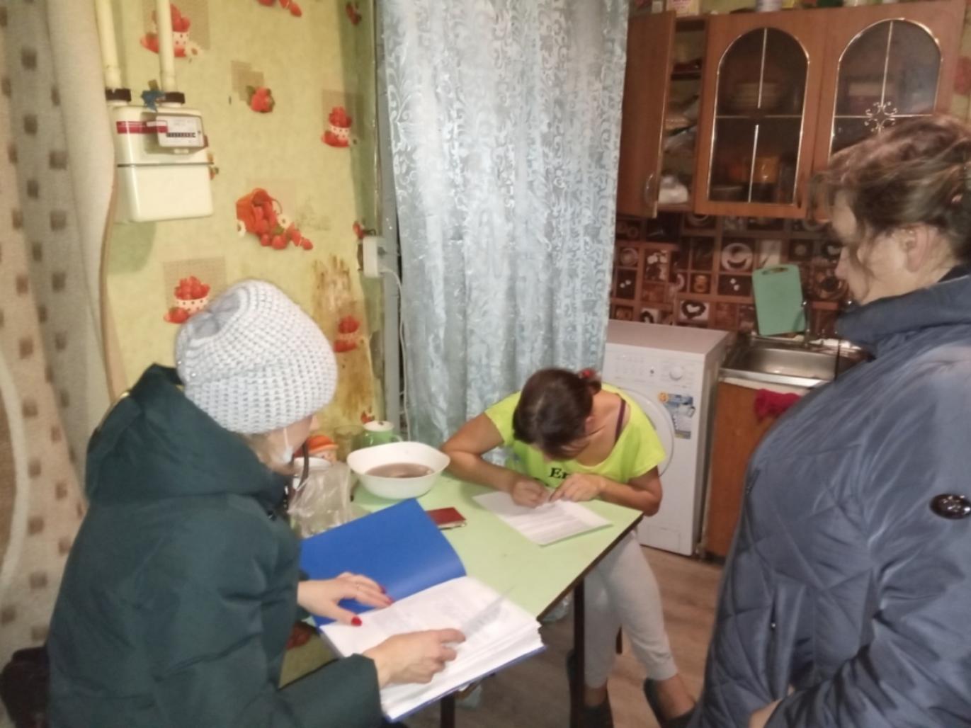  В Колышлейском районе проведён межведомственный рейд по семьям, находящимся под особым контролем
