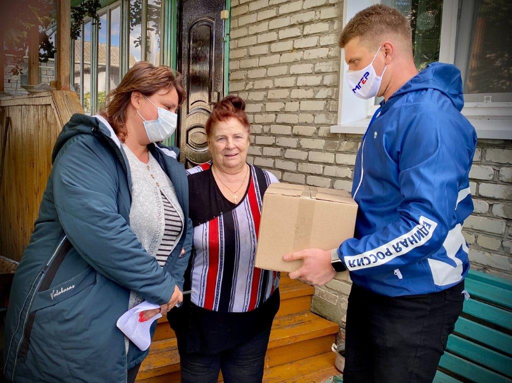 Продуктовая помощь многодетным малообеспеченным семьям и гражданам старше 65 лет