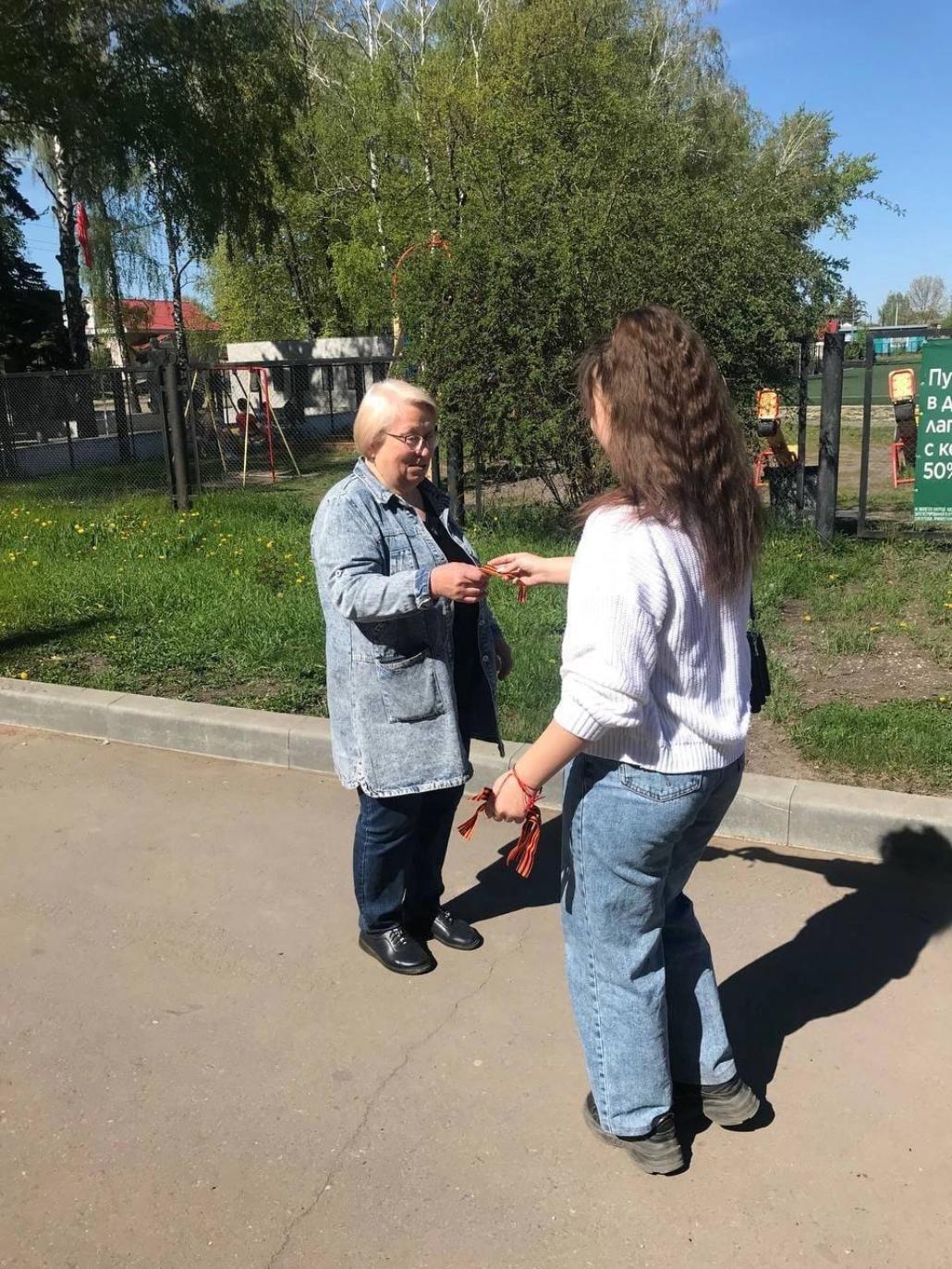Активисты «Молодежка ОНФ» присоединились к Всероссийской акции «Георгиевская ленточка»