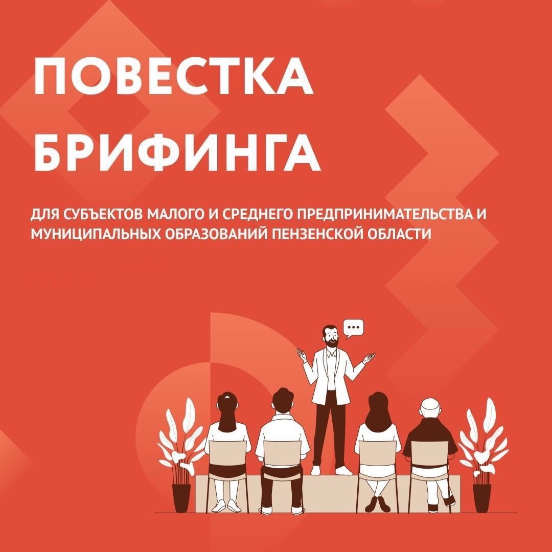 Онлайн брифинг для субъектов МСП и муниципальных образований Пензенской области