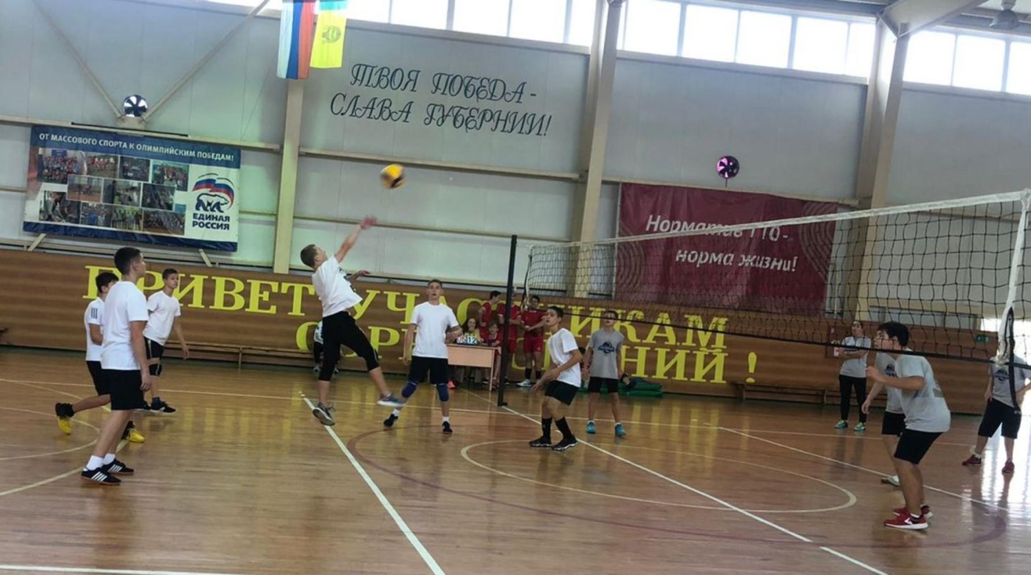 В ФОКе п.Малая Сердоба 5 октября 2022 года прошло Первенство Пензенской области по волейболу 