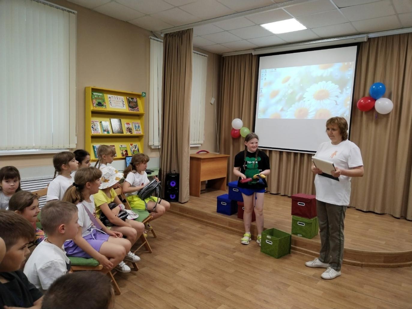 В районной библиотеке 7 июня 2024 года на игровой программе «Как хорошо иметь друзей» 