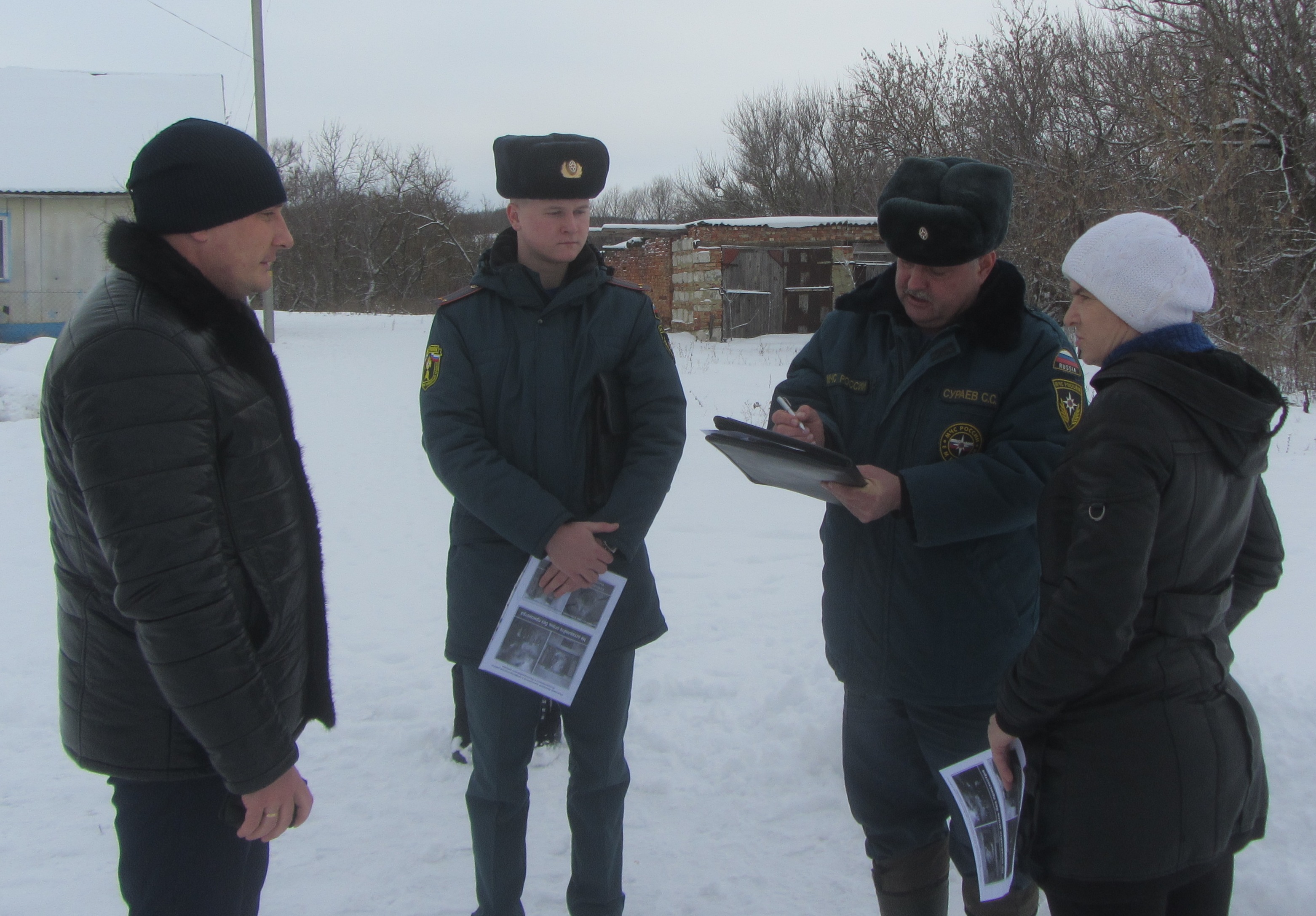 В Колышлейском районе продолжаются рейды по пожарной безопасности