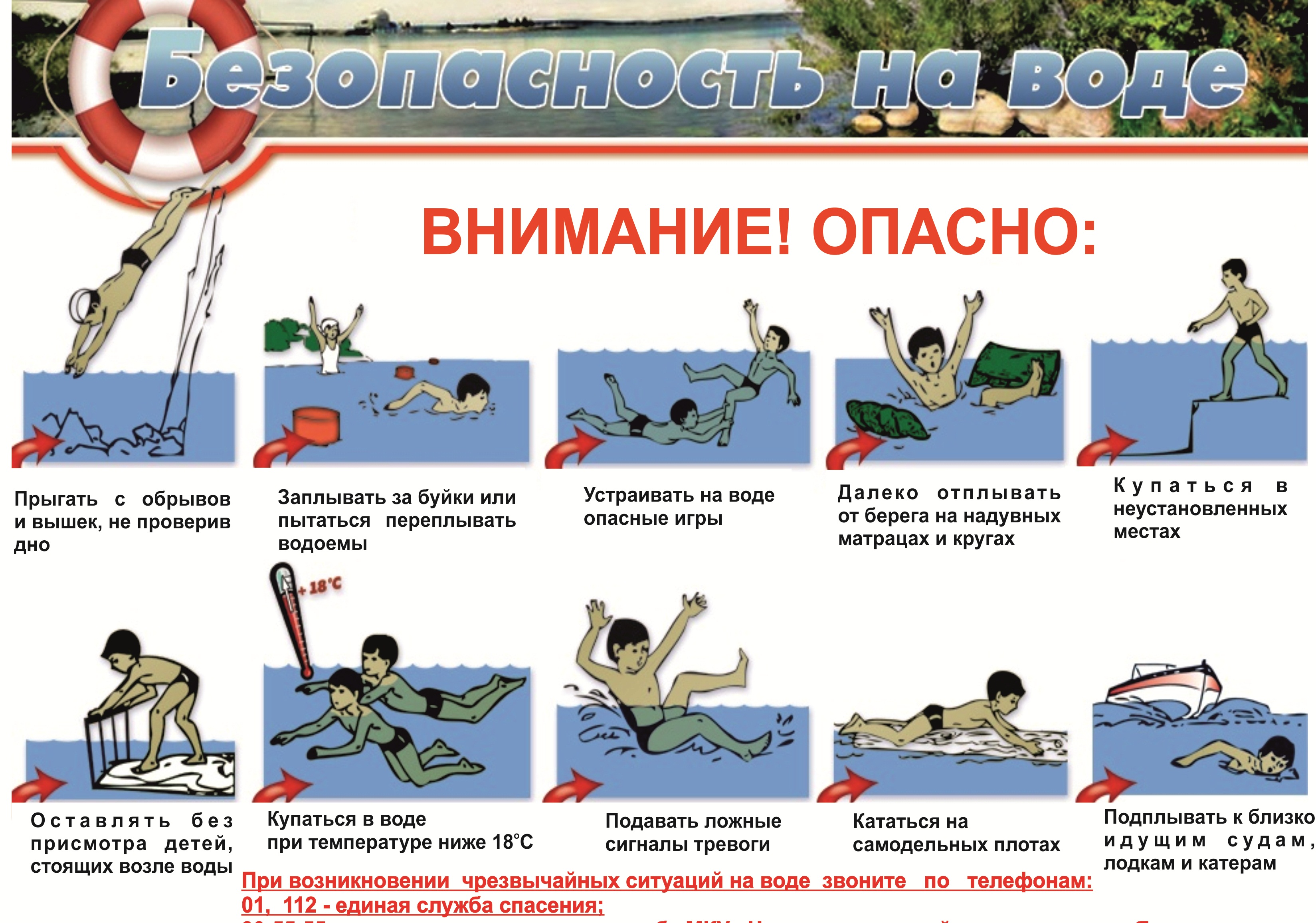 Безопасность на воде.