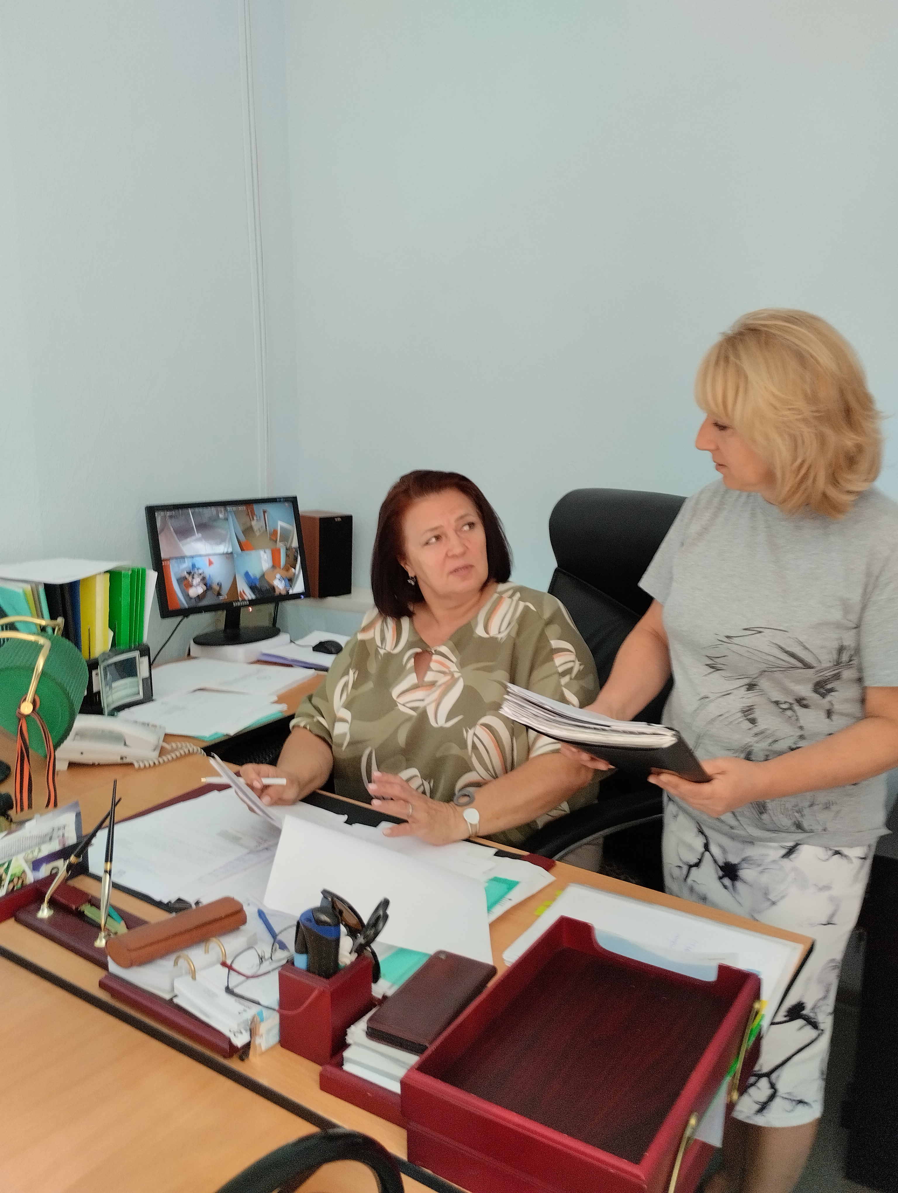 Заведующая архивным сектором Администрации Колышлейского района провела рабочую встречу с директором ГКУ ЦЗН