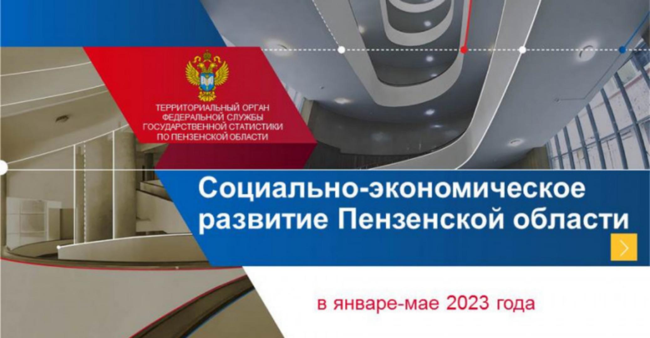 Социально-экономическое развитие Пензенской области за январь- май 2023 год.