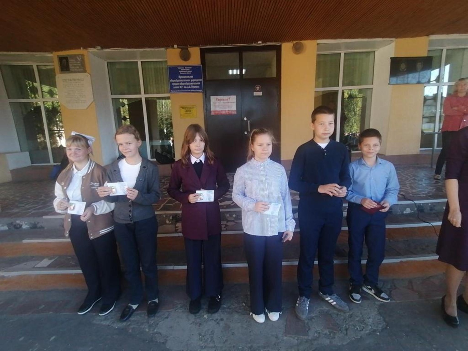 В школе №1 поселка Колышлей продолжается вручение знаков ВФСК ГТО