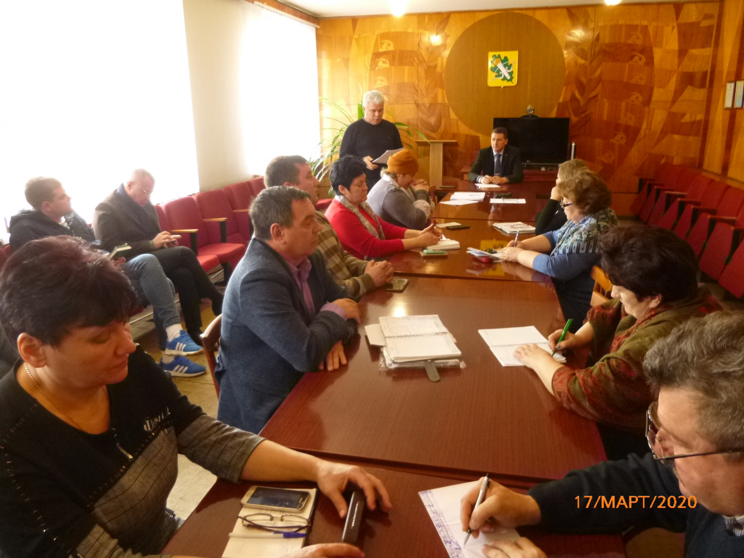 В администрации Колышлейского района 17 марта 2020 года состоялось совещание с руководителями с/х предприятий, КФХ и главами сельских администраций