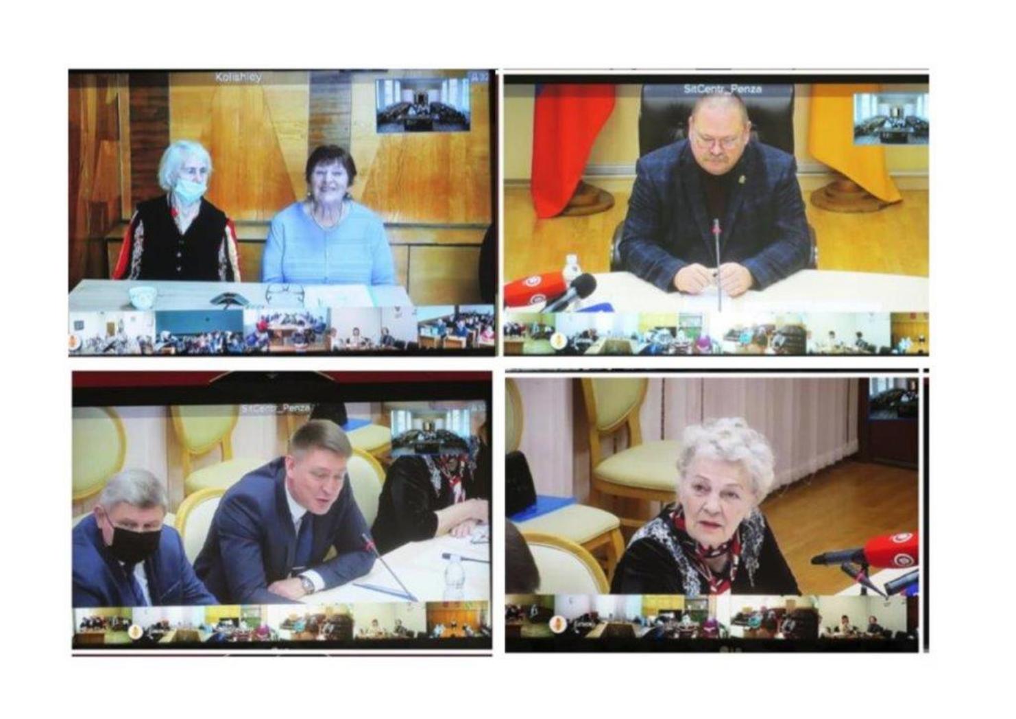 В р.п.Колышлей прошла онлайн встреча пожилых людей с Губернатором Пензенской области