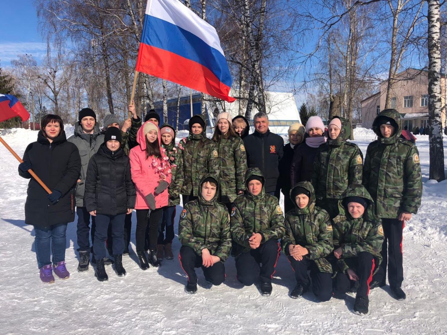Казачий военно-патриотический клуб "Патриот" МОУ СОШ п. Родниковский принимает участие в конкурсе "Лучший военно-патриотический клуб Пензенской области-2022"