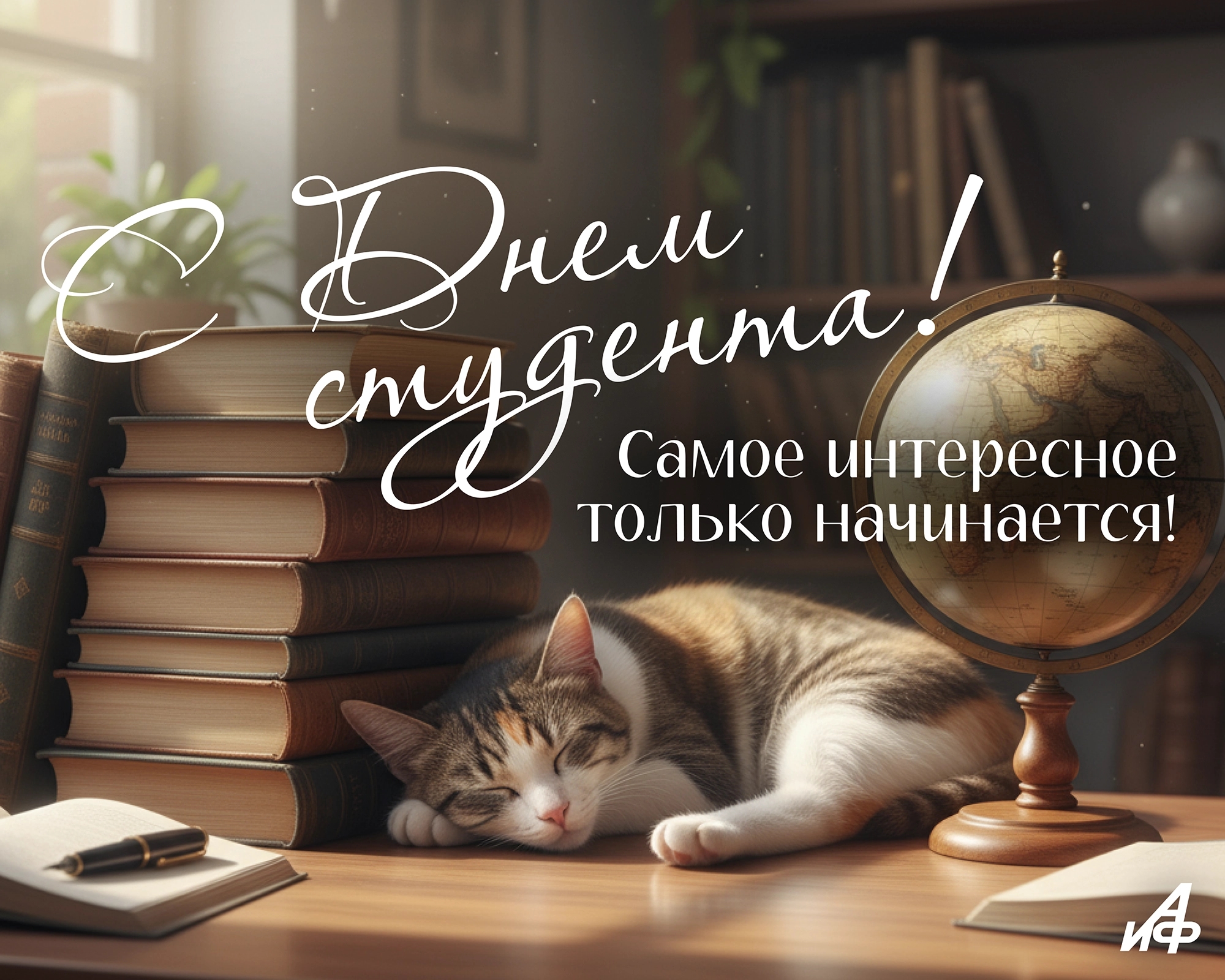Поздравление главы Колышлейского района Михаила Максимова с Днем российского студенчества!