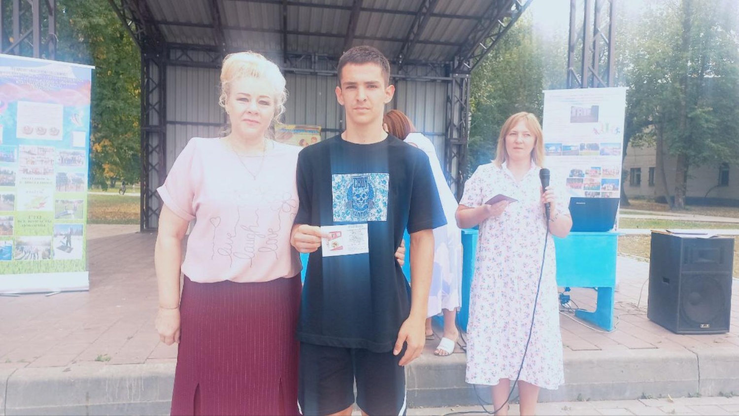 На центральной площади р.п.Колышлей 12 августа 2023 года прошло торжественное награждение «Любители - Гонка ГТО»