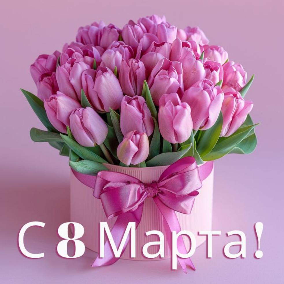 Поздравление главы Колышлейского района Михаила Максимова с Международным женским Днем 8 Марта! 