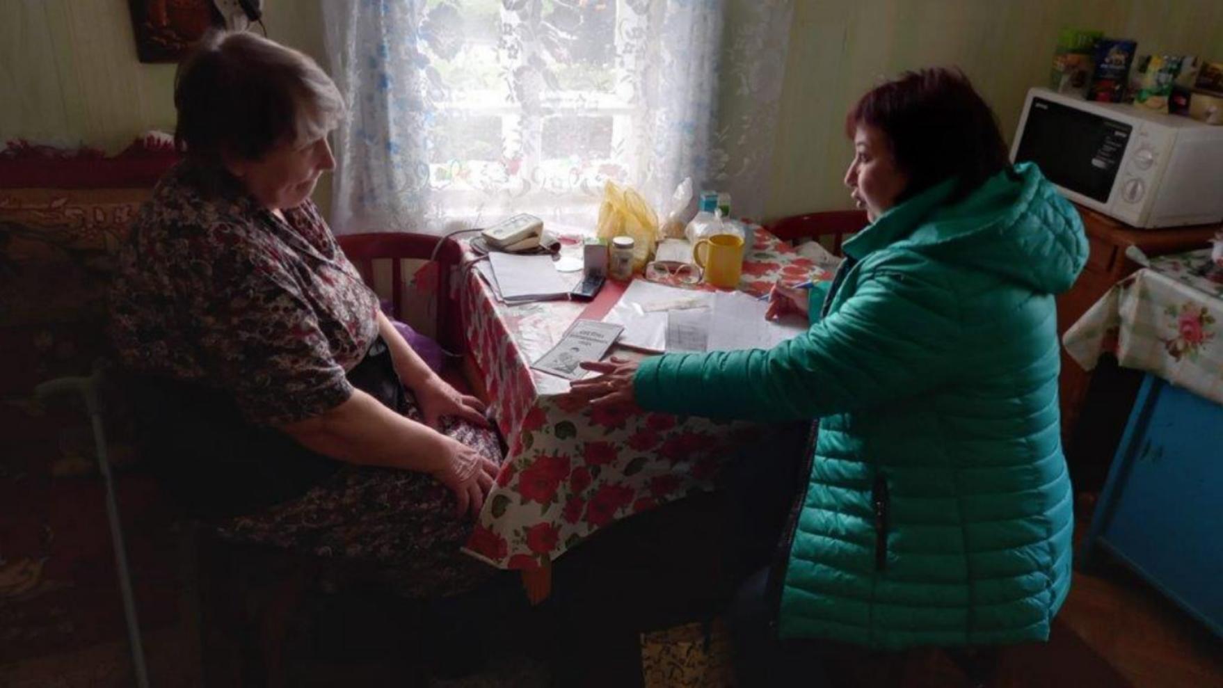 18 мая был организован выезд мобильной бригады КЦСОН в с. Сумы, д. Немчиновка
