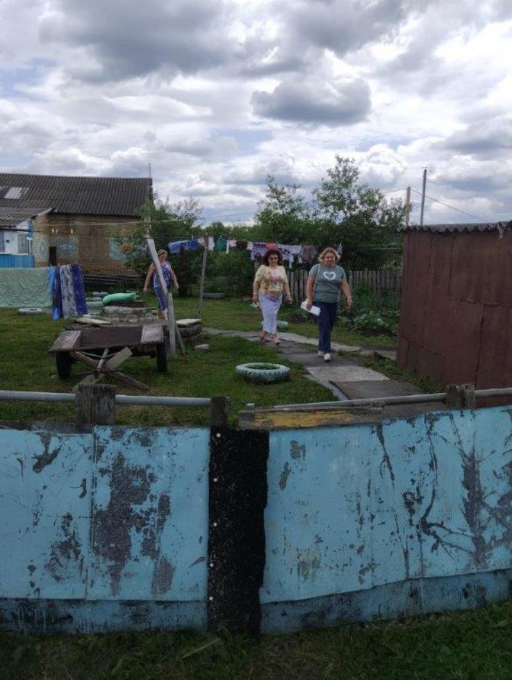 в Пограниченскую сельскую администрацию, с целью контроля качества предоставляемых социальных услуг 