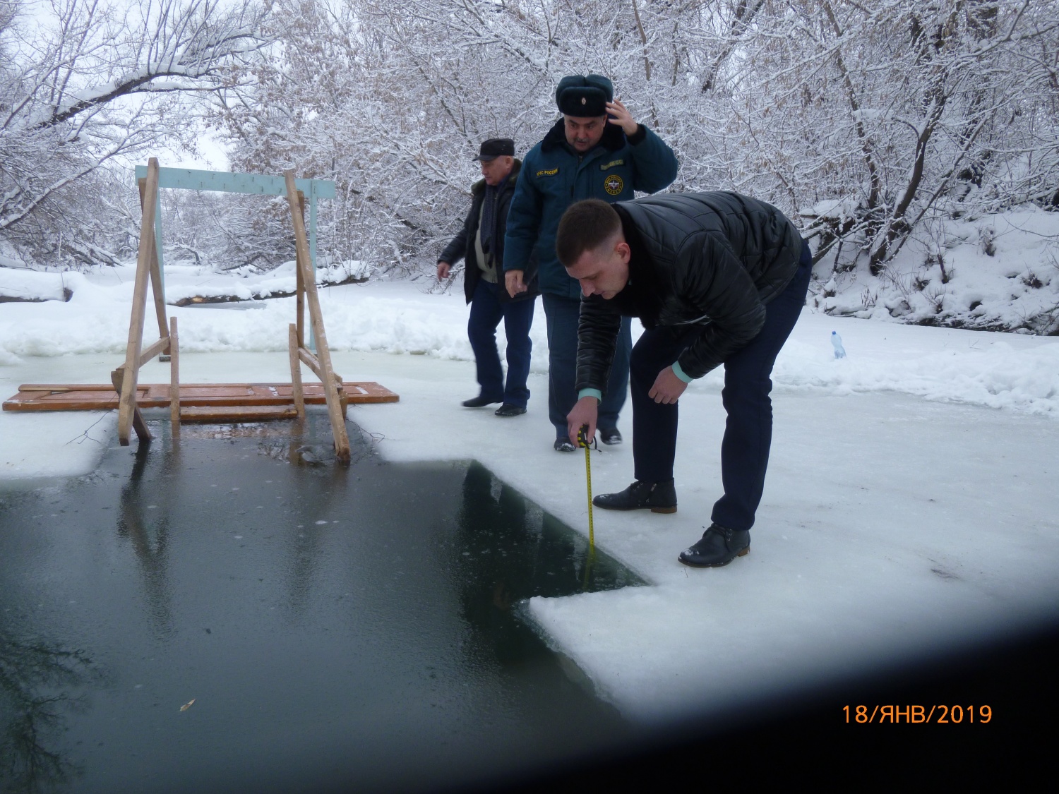 В Колышлейском районе для проведения обряда Крещенских купаний оборудовано две купели