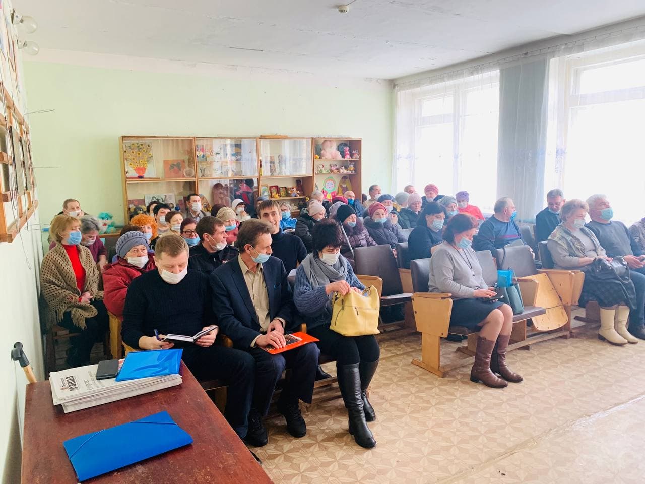 В деревне Пановка в административном здании Плещеевского сельсовета 9 марта 2022 года прошла встреча с населением Плещеевского сельсовета