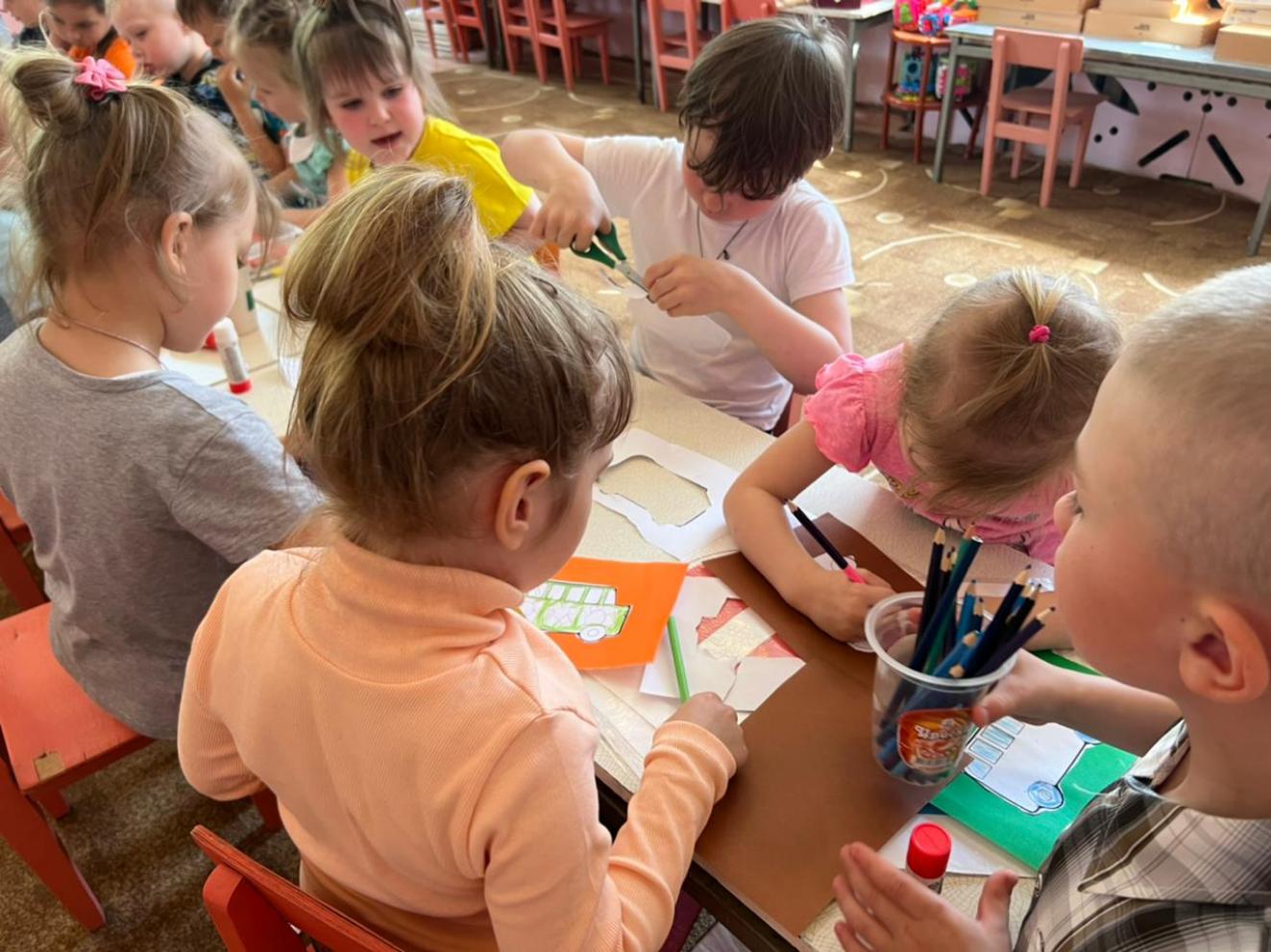 Воспитанники детского сада Колышлейского района продолжают обучаться дорожной грамоте