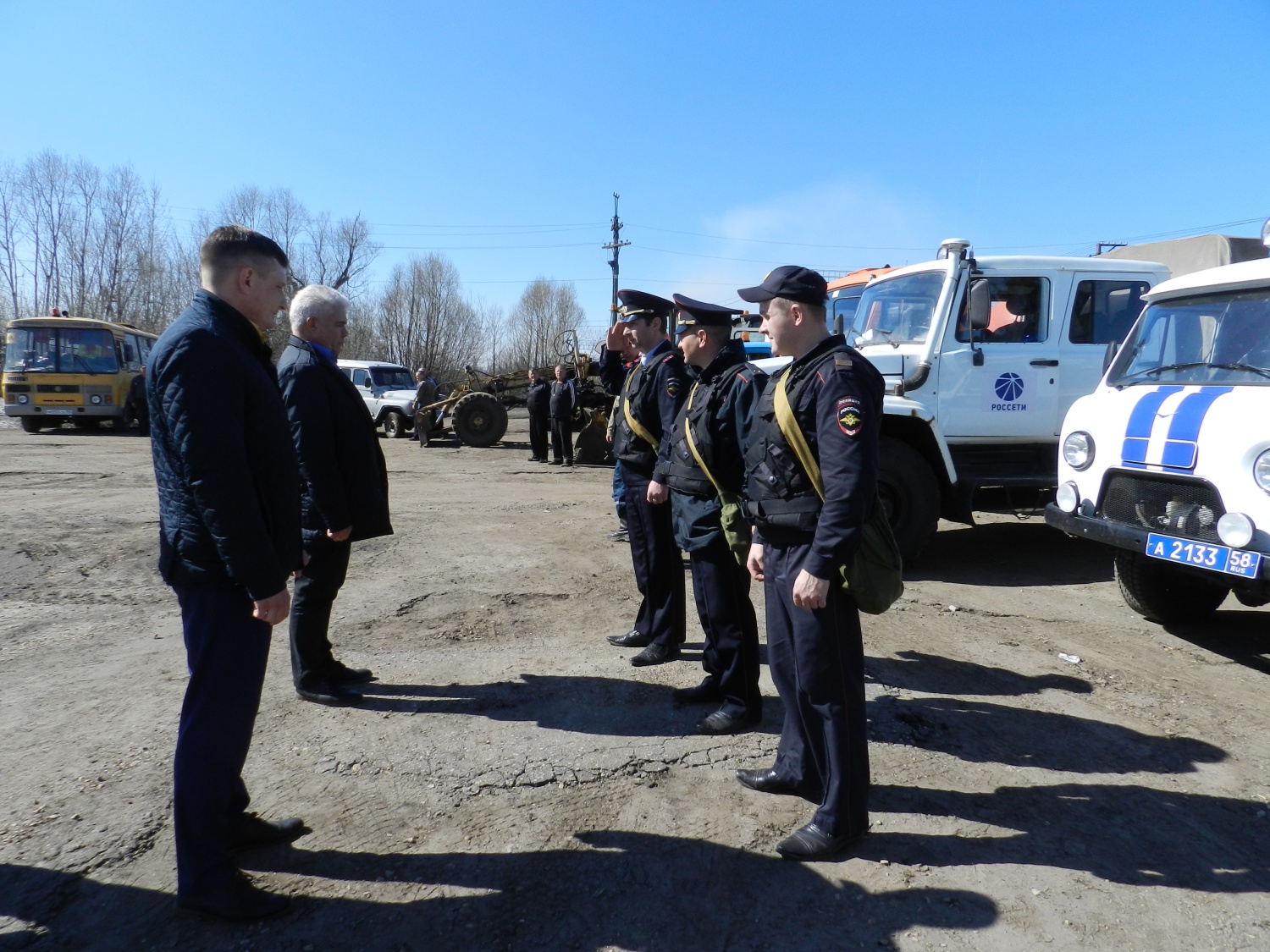 На территории Колышлейского района проведен смотр сил и средств районного звена ПТП РСЧС