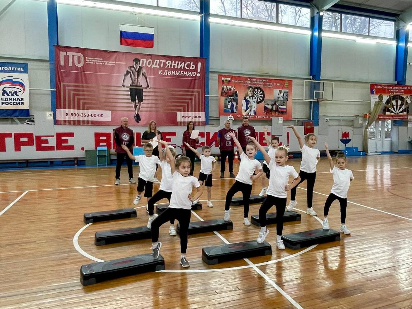 В ФОКе «Олимп» р.п.Колышлей 27 ноября 2022 года прошёл семейный Фестиваль ВФСК ГТО среди дошкольных образовательных учреждений Колышлейского района