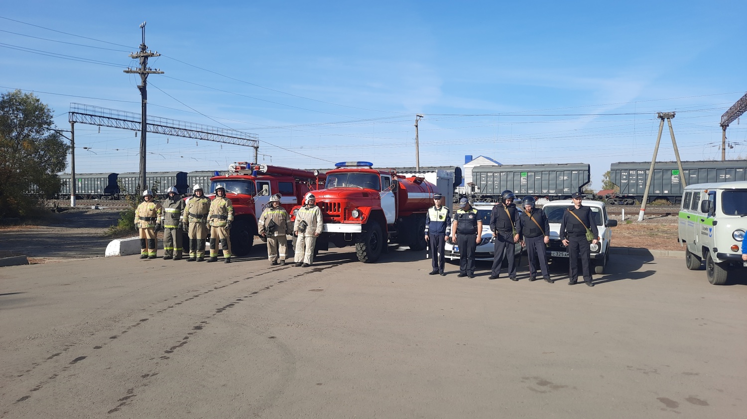 На территории Колышлейского района проведен смотр сил и средств районного звена, предназначенных для выполнения мероприятий по гражданской обороне