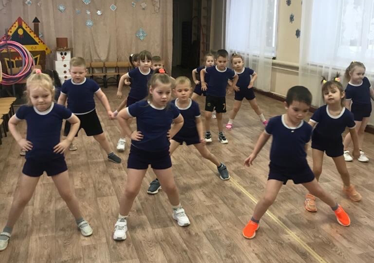 В детском саду «Золотой ключик» р.п. Колышлей 24 января 2024 года прошел «День детского фитнеса»
