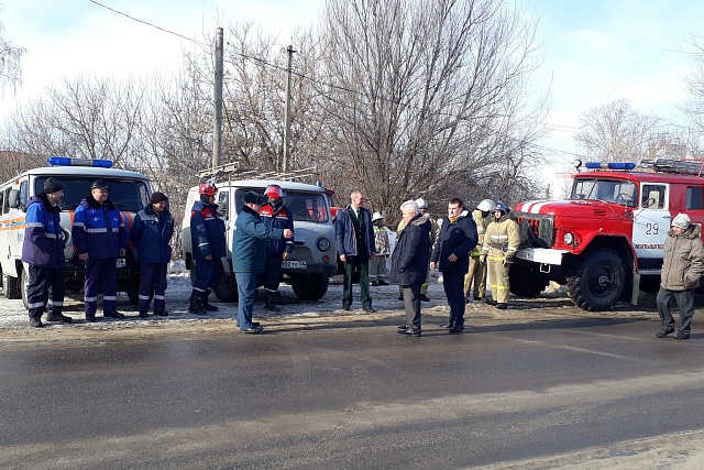 В Колышлейском районе прошло учение по отработке вопросов ликвидации чрезвычайных ситуаций, вызванных крупными пожарами в лесных массивах, прилегающих к населенным пунктам района