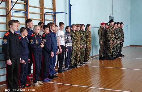 В МОУ СОШ п. Родниковский 14 февраля прошли межрайонные открытые соревнования по военно-прикладным видам спорта и туризму на призы Колышлейского хуторского казачьего общества