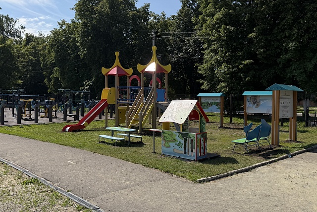 В р.п.Колышлей в 2026 году выполнены работы по обустройству пешеходных зон по улицам Терешкина и Советская