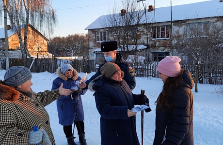 Рейд по противопожарной безопасности в Березовском сельсовете.
