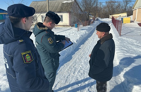 Жителям д. Названовка Колышлейского района Пензенской области напомнили о правилах пожарной безопасности