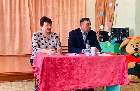 В деревне Пановка в административном здании Плещеевского сельсовета 1 марта 2023 года прошла встреча с населением Плещеевского сельсовета