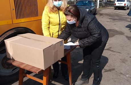 Малообеспеченные семьи Колышлейского района получили продуктовые наборы