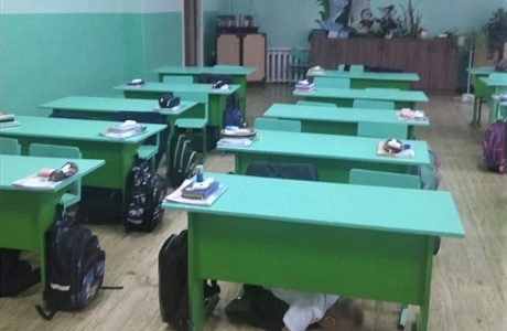 Практические занятия по антитеррору прошло 20 октября 2022 года в  МОУ СОШ № 2 р. п. Колышлей