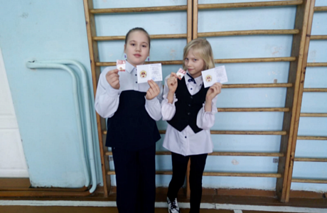 В МОУ СОШ п.Родниковский вручены золотые знаки отличия комплекса ВФСК ГТО