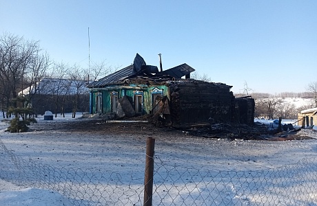 В д. Лачиновка Колышлейского района в жилом доме  9 февраля 2024 года произошел пожар