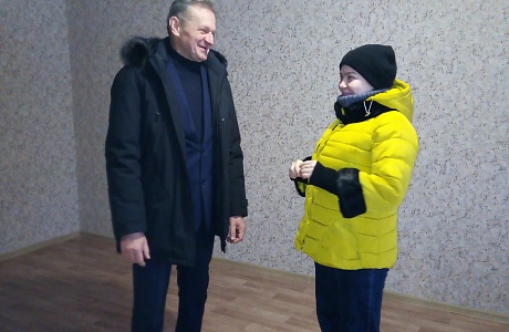 Торжественное вручение комплекта ключей от жилых помещений детям-сиротам и детям, оставшимся без попечения родителей