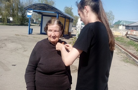 В Колышлейском районе  прошла акция Георгиевская ленточка»