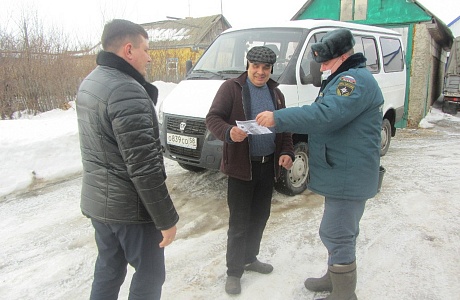 В Колышлейском районе продолжаются рейды по пожарной безопасности