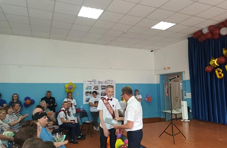 Вручение знаков отличия ВФСК ГТО продолжается в МОУ СОШ с.Телегино