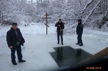 В Колышлейском районе для проведения обряда Крещенских купаний оборудовано две купели