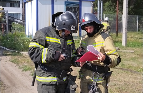 В р.п.Колышлей прошло тренировочное пожарно - тактические учение