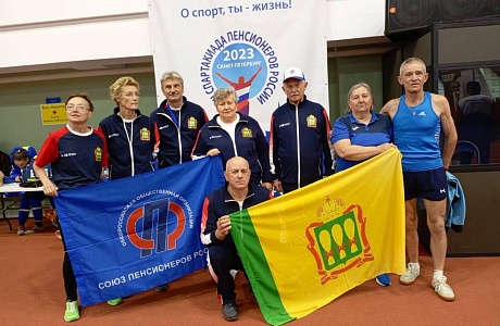 Колышлейский спортсмен принял участие в VIII Спартакиаде пенсионеров России в Санкт Петербурге