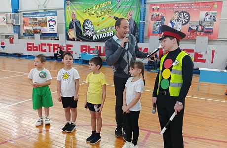 В ФОКе «Олимп» р.п.Колышлей 24 ноября 2025 года прошёл Конкурс по правилам дорожного движения для дошкольников 