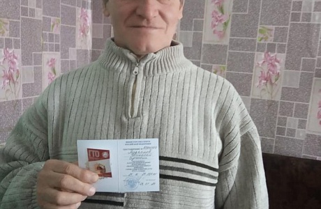 Продолжается вручение знаков ВФСК ГТО взрослому населению в с.Сумы Колышлейского района