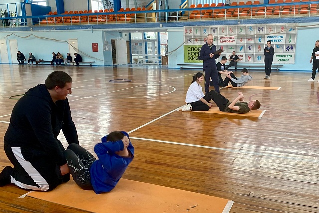 В ФОКе «Олимп» р.п.Колышлей 18 марта 2025 года прошёл Фестиваль Всероссийского физкультурно-спортивного комплекса «Готов к труду и обороне» 