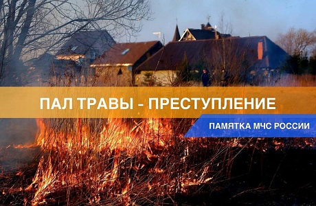 Единственным эффективным способом борьбы с травяными палами являются их предотвращение, а также грамотность и сознательность граждан